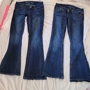 Bundle 2 Pairs American Eagle Artist Jeans 0Short